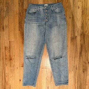 Abound Cropped Mom Jeans size 30